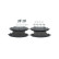 Jeu de plaquettes de frein, frein à disque BP2989 Bosch, Vignette 3