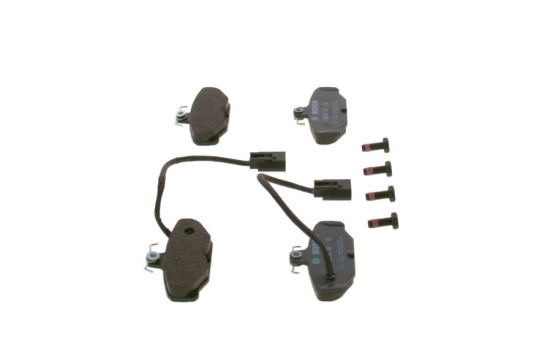 Jeu de plaquettes de frein, frein à disque BP615 Bosch, Image 4