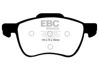 Jeu de plaquettes de frein, frein à disque DP1229 EBC