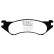 Jeu de plaquettes de frein, frein à disque DP1306 EBC