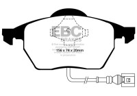 Jeu de plaquettes de frein, frein à disque DP1330 EBC