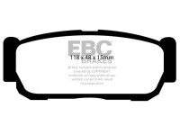 Jeu de plaquettes de frein, frein à disque DP1560 EBC