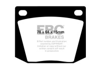 Jeu de plaquettes de frein, frein à disque DP169 EBC