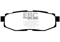 Jeu de plaquettes de frein, frein à disque DP1758 EBC