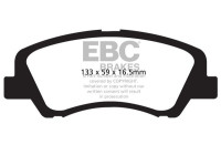 Jeu de plaquettes de frein, frein à disque DP1899 EBC