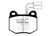 Jeu de plaquettes de frein, frein à disque DP912 EBC