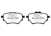 Jeu de plaquettes de frein, frein à disque DPX2196 EBC