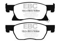 Jeu de plaquettes de frein, frein à disque DPX2266 EBC