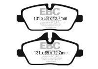 Jeu de plaquettes de frein, frein à disque DPX2328 EBC