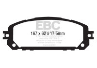 Jeu de plaquettes de frein, frein à disque DPX3030 EBC