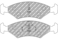 Jeu de plaquettes de frein, frein à disque FCP1081R Ferodo Racing