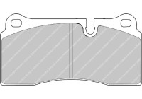 Jeu de plaquettes de frein, frein à disque FCP1281R Ferodo Racing
