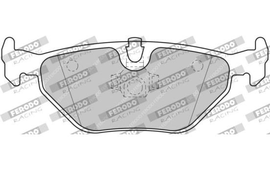 Jeu de plaquettes de frein, frein à disque FCP1301H Ferodo Racing, Image 2