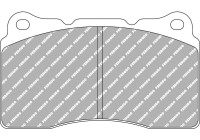 Jeu de plaquettes de frein, frein à disque FCP1334G Ferodo Racing