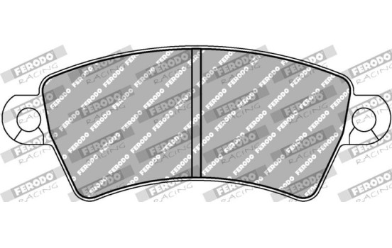 Jeu de plaquettes de frein, frein à disque FCP1370R Ferodo Racing, Image 2