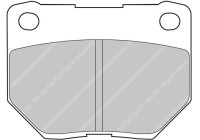 Jeu de plaquettes de frein, frein à disque FCP1372R Ferodo Racing