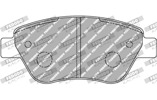 Jeu de plaquettes de frein, frein à disque FCP1466H Ferodo Racing, Image 2