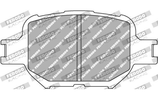 Jeu de plaquettes de frein, frein à disque FCP1528H Ferodo Racing, Image 2