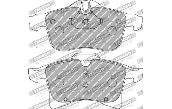 Jeu de plaquettes de frein, frein à disque FCP1640H Ferodo Racing, Image 2