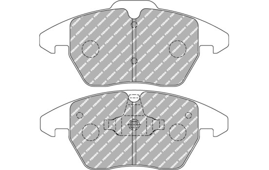 Jeu de plaquettes de frein, frein à disque FCP1641Z Ferodo Racing