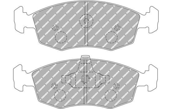 Jeu de plaquettes de frein, frein à disque FCP276R Ferodo Racing