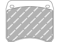Jeu de plaquettes de frein, frein à disque FCP342R Ferodo Racing