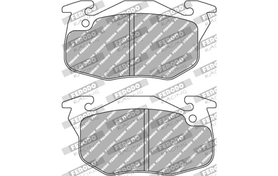 Jeu de plaquettes de frein, frein à disque FCP393R Ferodo Racing, Image 2