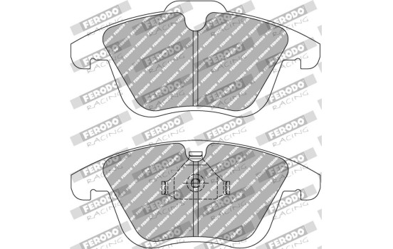 Jeu de plaquettes de frein, frein à disque FCP4045H Ferodo Racing, Image 2