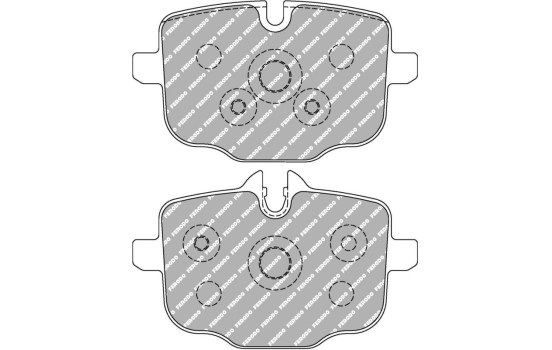 Jeu de plaquettes de frein, frein à disque FCP4381H Ferodo Racing