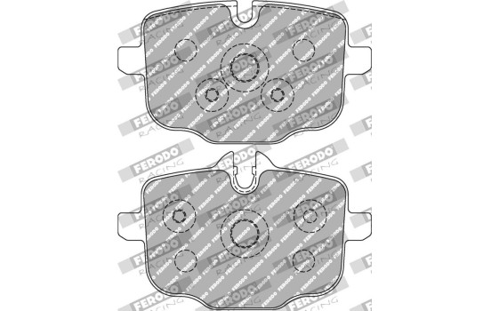 Jeu de plaquettes de frein, frein à disque FCP4381H Ferodo Racing, Image 2