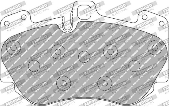 Jeu de plaquettes de frein, frein à disque FCP4467H Ferodo Racing, Image 2