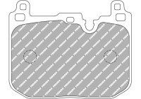 Jeu de plaquettes de frein, frein à disque FCP4872Z Ferodo Racing