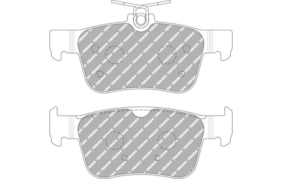 Jeu de plaquettes de frein, frein à disque FCP5086W Ferodo Racing