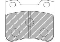 Jeu de plaquettes de frein, frein à disque FCP535H Ferodo Racing