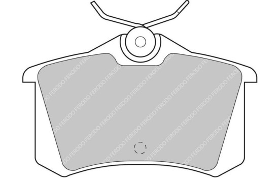 Jeu de plaquettes de frein, frein à disque FCP726H Ferodo Racing