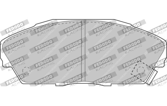 Jeu de plaquettes de frein, frein à disque FCP748H Ferodo Racing, Image 2