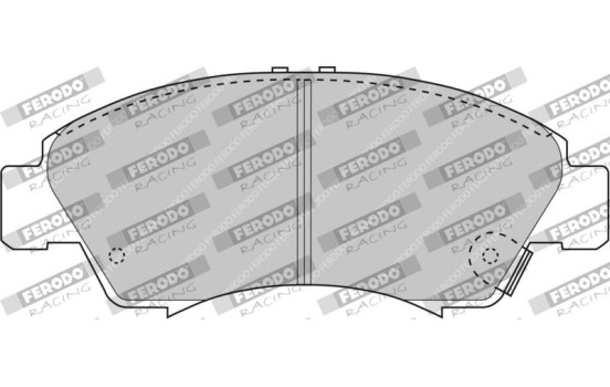 Jeu de plaquettes de frein, frein à disque FCP777H Ferodo Racing, Image 2