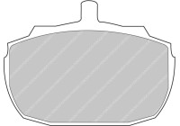 Jeu de plaquettes de frein, frein à disque FCP832R Ferodo Racing
