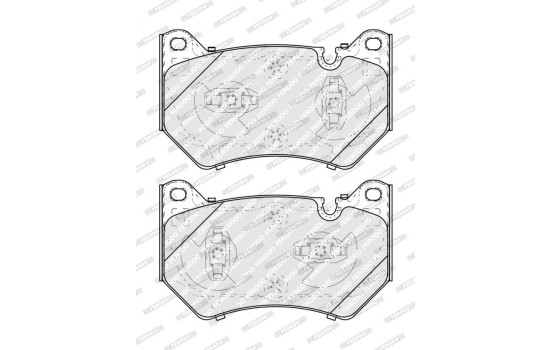 Jeu de plaquettes de frein, frein à disque FDB5291 Ferodo, Image 2