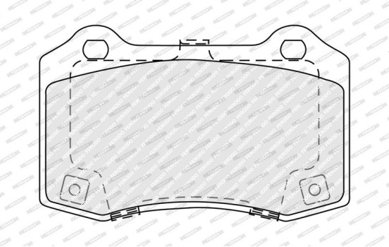 Jeu de plaquettes de frein, frein à disque FDB5359 Ferodo, Image 2
