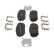 Jeu de plaquettes de frein, frein à disque FDB5445 Ferodo, Vignette 3
