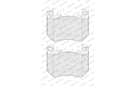 Jeu de plaquettes de frein, frein à disque FDB5476 Ferodo, Image 2