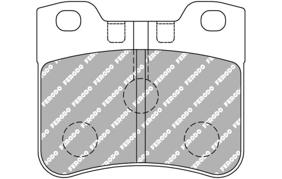 Jeu de plaquettes de frein, frein à disque FDS1109 Ferodo Racing