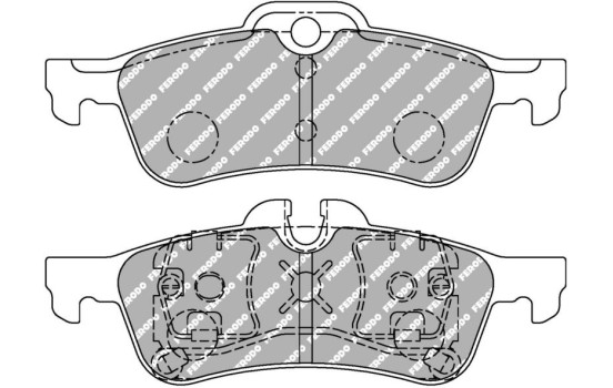 Jeu de plaquettes de frein, frein à disque FDS1676 Ferodo Racing