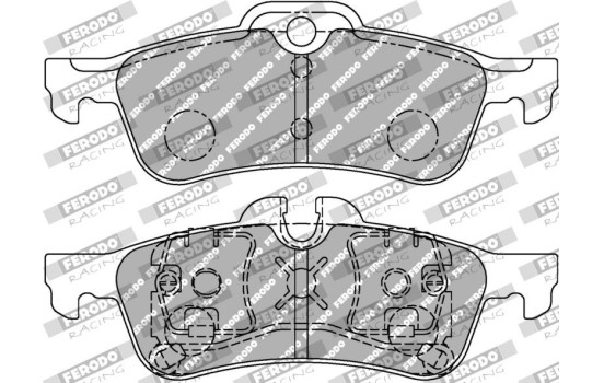 Jeu de plaquettes de frein, frein à disque FDS1676 Ferodo Racing, Image 2