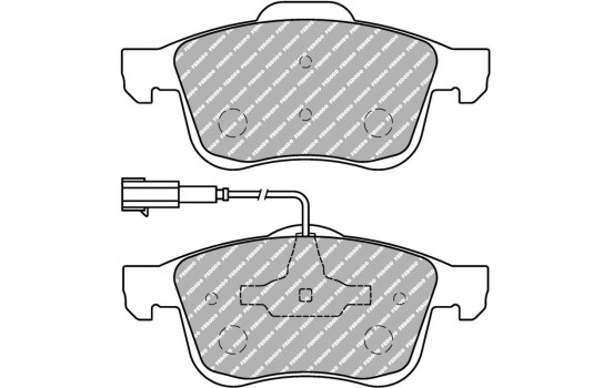 Jeu de plaquettes de frein, frein à disque FDS1805 Ferodo Racing