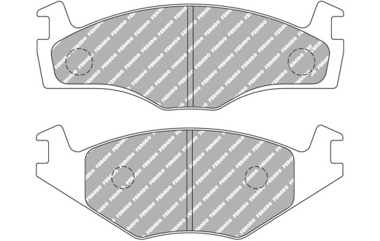Jeu de plaquettes de frein, frein à disque FDS392 Ferodo Racing