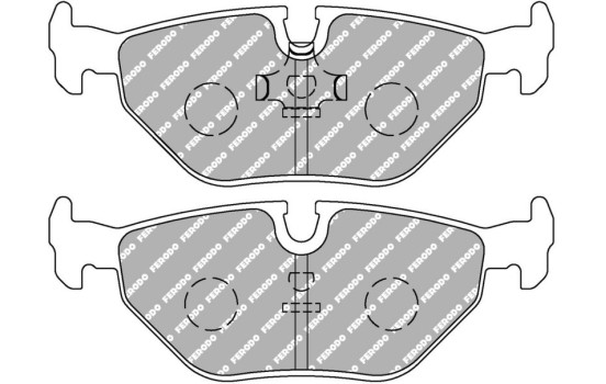 Jeu de plaquettes de frein, frein à disque FDS578 Ferodo Racing