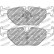 Jeu de plaquettes de frein, frein à disque FDS578 Ferodo Racing, Vignette 2