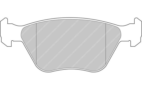 Jeu de plaquettes de frein, frein à disque FDS685 Ferodo Racing